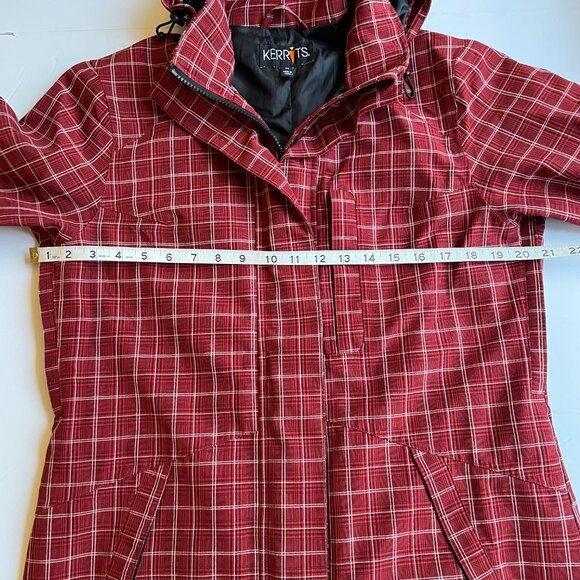 Kerrits Coach's Coat Equestrian Riding Jacket Full Length Softshell Hood *FLAWS - Picture 15 of 16